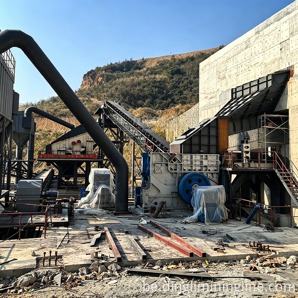 fixed sand making line